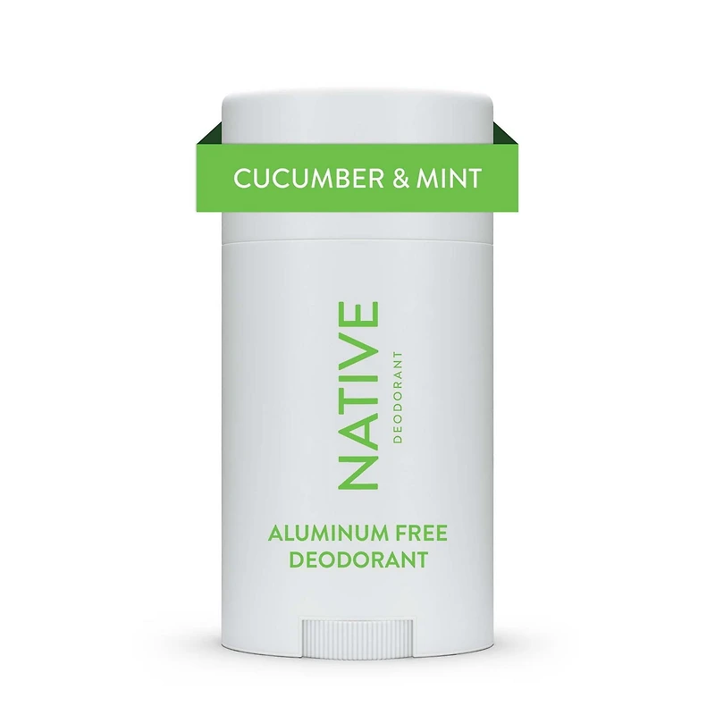 Native Natural Deodorant, Cucumber & Mint, Aluminum Free, 75 g