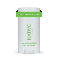 Native Natural Deodorant, Cucumber & Mint, Aluminum Free, 75 g
