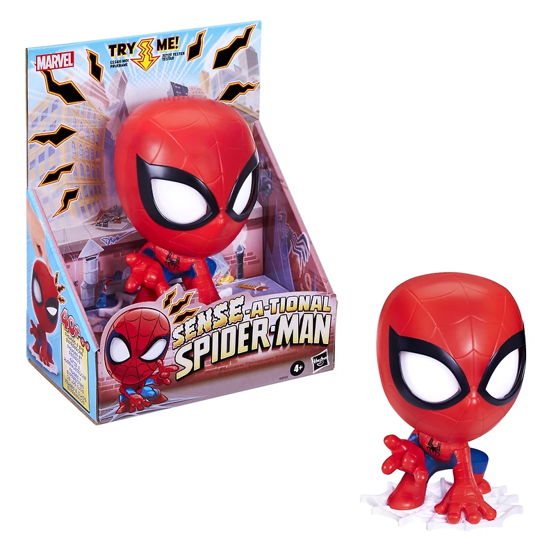 Marvel Sense-A-Tional Spider-Man, figurine électronique - Version anglaise SM FIGURINE ÉLECTRONIQUE ANGLAISE