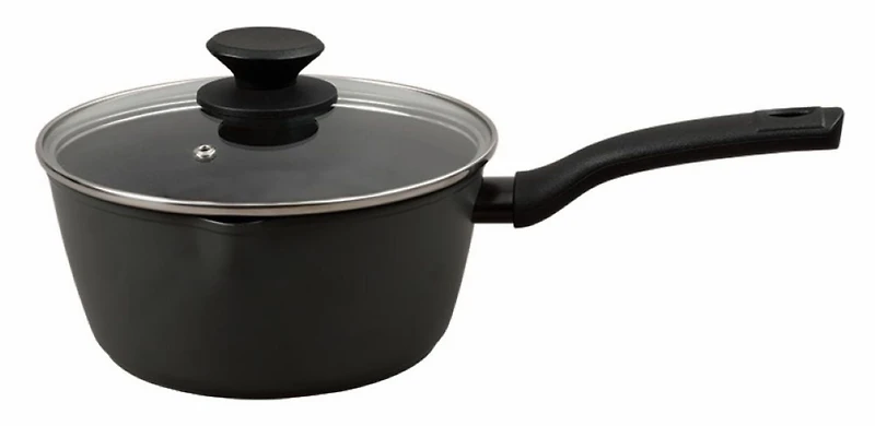 Oster Kingsway 5 Piece Aluminum Nonstick Cookware Set, Grey