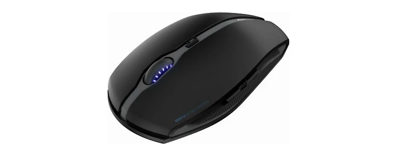 Cherry GENTIX BT Wireless Bluetooth Mouse, Multi-Device Function for up to 3 Devices, Switchable Resolution (1K/2K DPI), 7 Buttons and Scroll Wheel, Battery Operated (Black)
