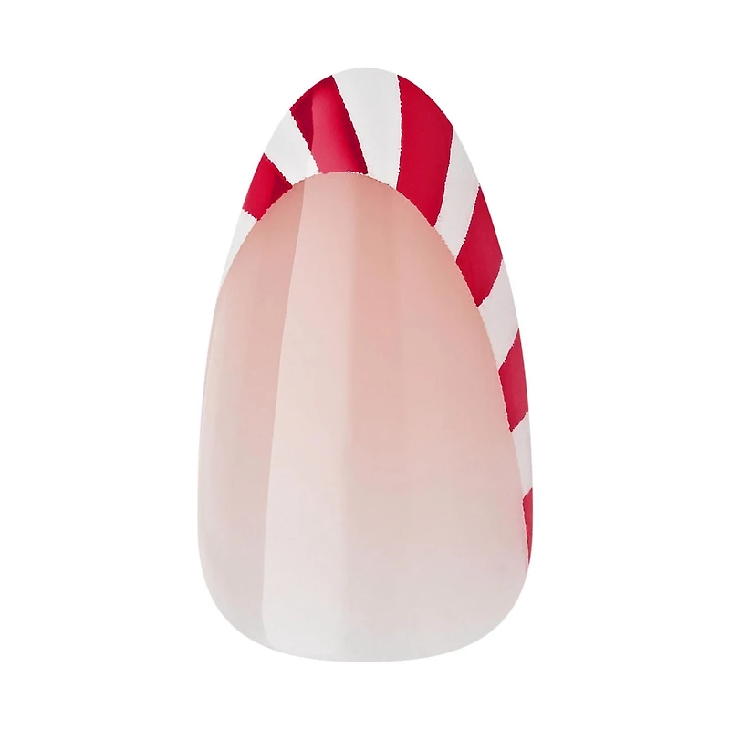 KISS Voguish Fantasy Ongles Autocollants des Fêtes - Longueur Moyenne, Forme Cercueil