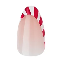 KISS Voguish Fantasy Ongles Autocollants des Fêtes - Longueur Moyenne, Forme Cercueil