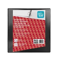 PEN+GEAR DURABLE VIEW 1.5`` BINDER BLACK