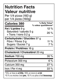 Dr. Oetker Giuseppe Pizzeria pizza lève-au-four Hawaïenne 730G