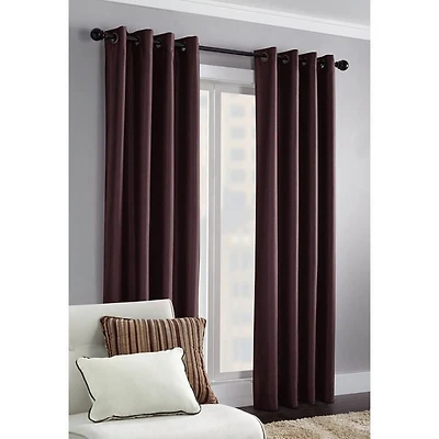Hometrends Faux Silk Thermal Window Panel
