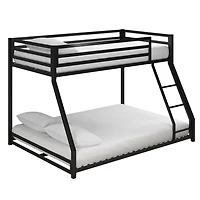 DHP Miles Metal Twin/Full Bunk Bed