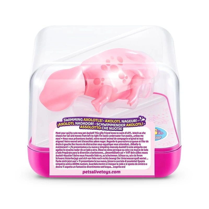 Pets Alive Axolotls – robot électronique (rose), jouet de baignade pour le bain et la piscine par ZURU