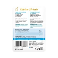Garniture Divine Shreds pour chats, Thon avec poulet et wakamé, 75 g