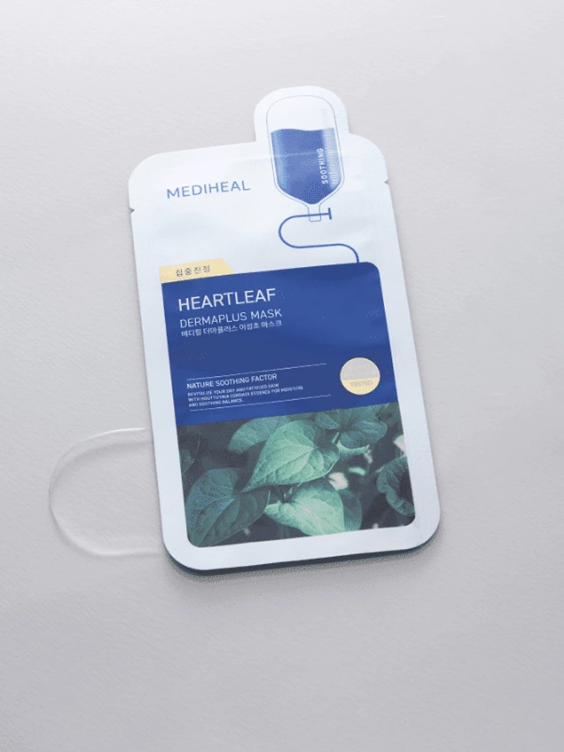 Mediheal Dermaplus Heartleaf Mask 22ml - 1 BOX / 10 PCS