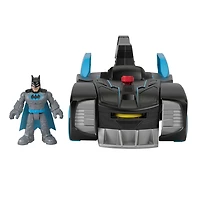 Batmobile Bat-Tech Imaginext DC Super Friends de Fisher-Price, véhicule transformable à pousser