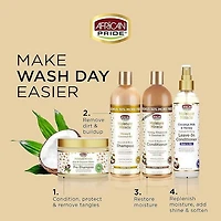 African Pride Moisture Miracle Honey, Chocolate & Coconut Oil Conditioner 16oz, Conditioner 16oz