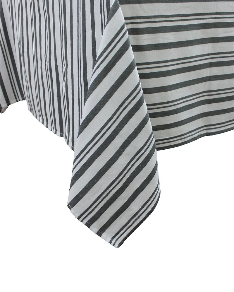 Fabstyles Broadway 100% Cotton Stripe Table Cloth