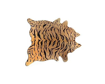 TAPIS TOGO EN PEAU DE VACHE - ZEBRE/LEOPARD/TIGRE/GUEPARD - 5'X 7'
