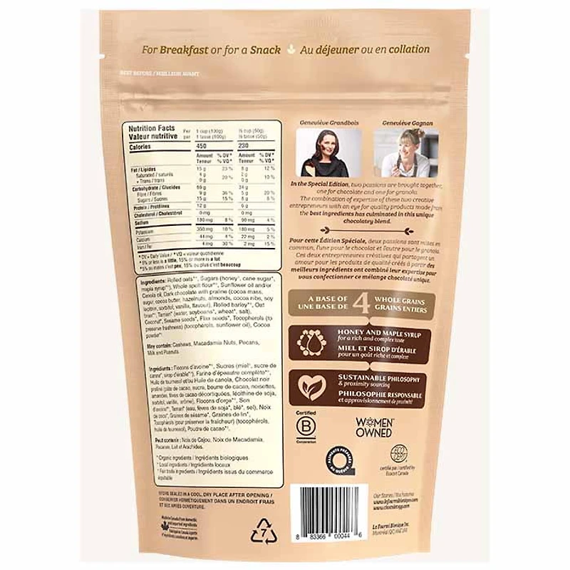 La Fourmi Bionique - Grand Granola Chocolatier Tailles Multiples