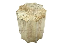 Monarch Specialties Accent Table, Drum, Side, End, Nightstand, Lamp, Living Room, Bedroom, Gold Metal, Contemporary