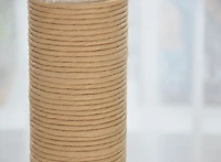Vibrant Life Premium Cat Scratch Post, 24.2 Inch Paper Rope Post with Toys