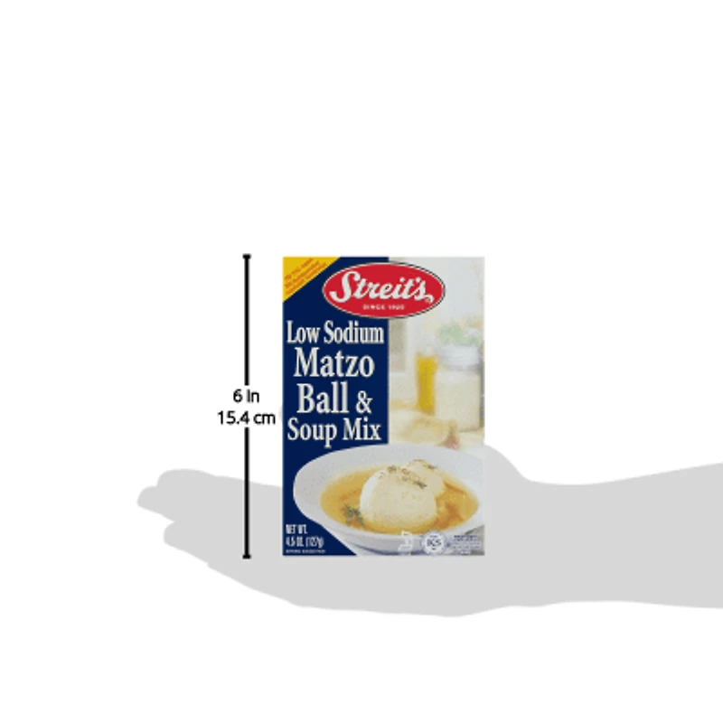 Streit's Matzo Ball & Soup Mix-Low Sodium KPY, Matzo Ball & Soup Mix-Low Sodium KPY 128g