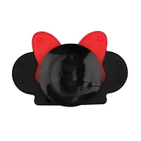 Bumkins Disney Silicone Grip Dish, Suction Plate, Divided Plate, Baby Toddler Plate, BPA Free, Microwave Dishwasher Safe - Minnie Mouse
