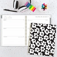 2026 Mead® B&W Buttercup Large Weekly Clear Poly Cover Planner