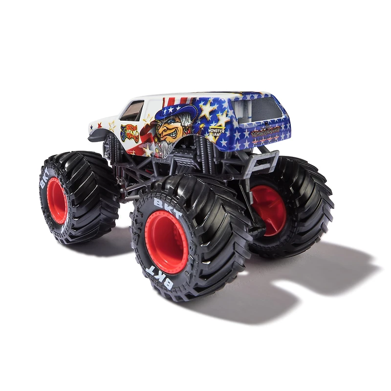 Monster Jam, Official Jester Monster Truck, Die-Cast Vehicle, 1:64 Scale, Kids Toys for Boys Ages 3 and up