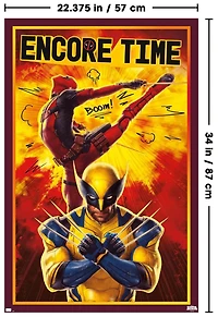 Marvel Deadpool & Wolverine - Encore Time Wall Poster, 22.375" x 34"