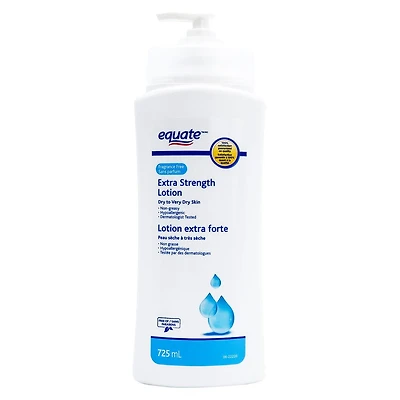 Equate Extra Strength Body Lotion, 725 ml, 725 mL