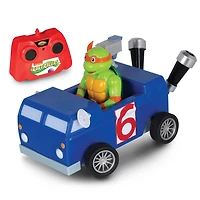 NKOK TMNT Michelangelo Channel 6 RC Car (2403) - Blue/Red