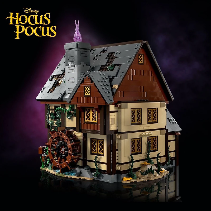 LEGO Ideas Disney Hocus Pocus: The Sanderson Sisters' Cottage Building Set, Gift Idea for Fans, 21341