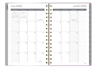 Agenda scolaire hebdomadaire et mensuel format petit Mead® Fun Stripes 2026‑2027