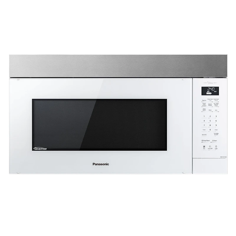 Panasonic NNST27HW Genius Prestige Plus 2.0 cft. Over-The-Range Microwave, White