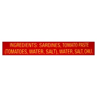 AA-1 Sardines Sauce Tomate Chili 155 g par boîte, contient du poisson, des mollusques AA-1 Sardines Sauce Tomate Chili 155 g par boîte