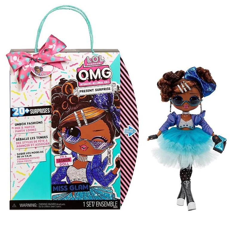 Poupée-mannequin LOL Surprise OMG Present Surprise : Miss Glam