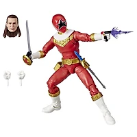 Power Rangers Lightning Collection Zeo, figurine de collection haut de gamme de 15 cm du Ranger rouge, avec accessoires
