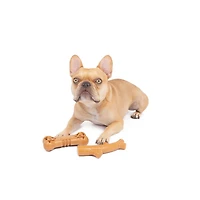 One Paw, Jouets à mâcher pour chien en fibre de bambou, lot de 2, taille moyenne Jouets à mâcher pour chien en fibre de bambou