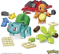 MEGA Pokémon Building Toy Kit Kanto Region Team with 4 Figures (130 Pieces), Ages 8 and up, Plastic