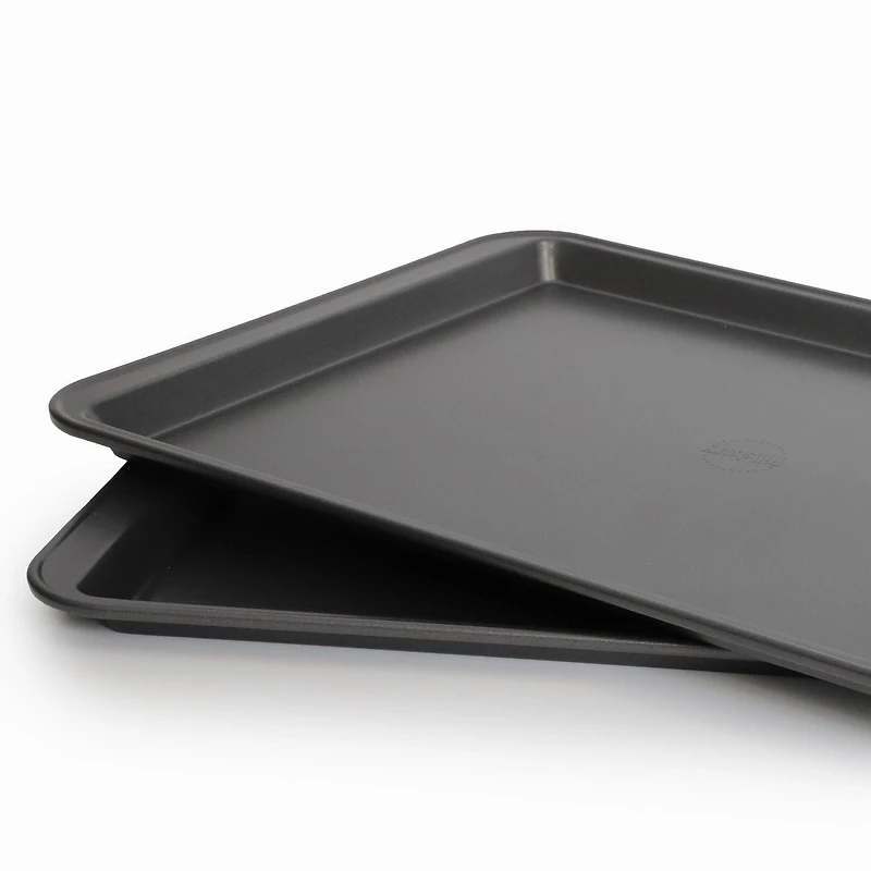 Ensemble de 2 plaques à biscuits Pillsbury, 38 cm x 25 cm Fiche de cookies 2-Pk Med