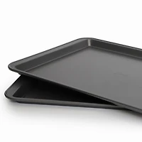 Ensemble de 2 plaques à biscuits Pillsbury, 38 cm x 25 cm Fiche de cookies 2-Pk Med