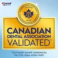 Ensemble de blanchiment des dents à domicile Crest 3D Whitestrips Blanc brillant 10 traitements