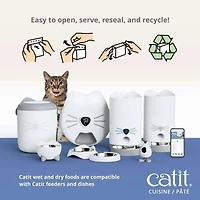 Nourriture humide Catit Cuisine, Pâté de thon avec sardines, 95 g