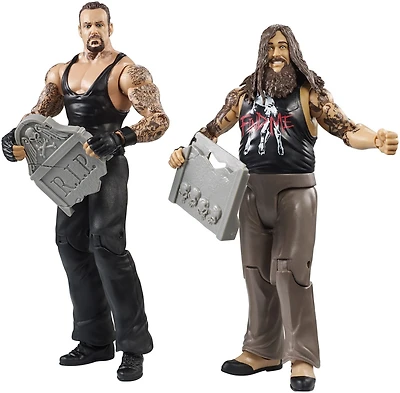 Coffret Combat de la WWE comprenant les figurines Bray Wyatt et Undertaker, paq. de 2