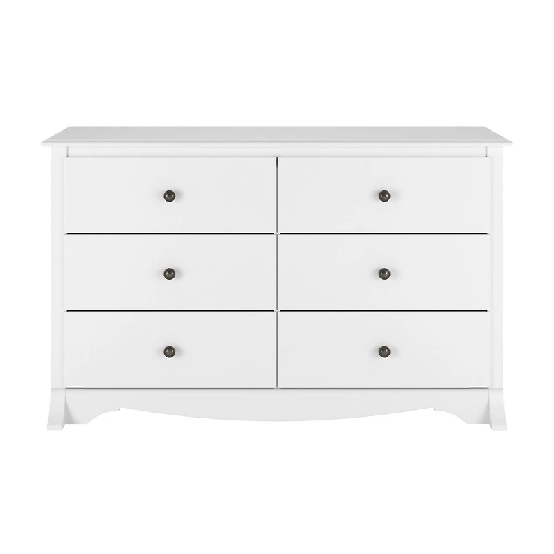 Prepac Monterey White Children’s 6-Drawer Dresser