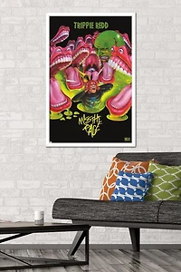 Trippie Redd - Miss the Rage Wall Poster with Magnetic Frame, 22.375" x 34"