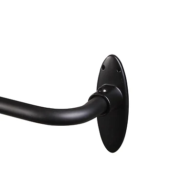 Tringle enveloppante Lunar Fast Fit à installation facile et occultation complète 1/2 po (1,27 cm), Aongueur réglable En plusieurs couleurs
