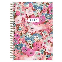 Agenda hebdomadaire/mensuel 2023, 5 po x 8 po, Blue Sky, motif éclatant Monique