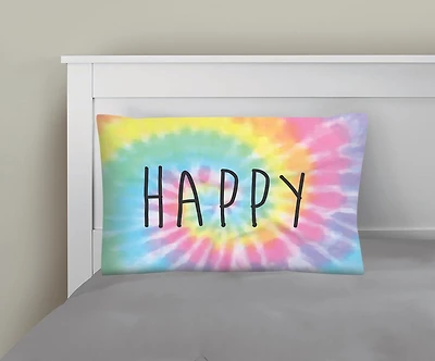 Taie d'oreiller Mainstays Kids de taille standard à imprimé Happy