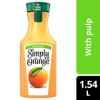 Simply Orange With Pulp Bottle, 1.54 Liters