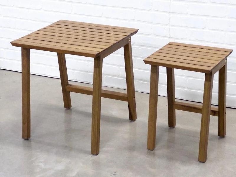 Ensemble de deux tables Vario