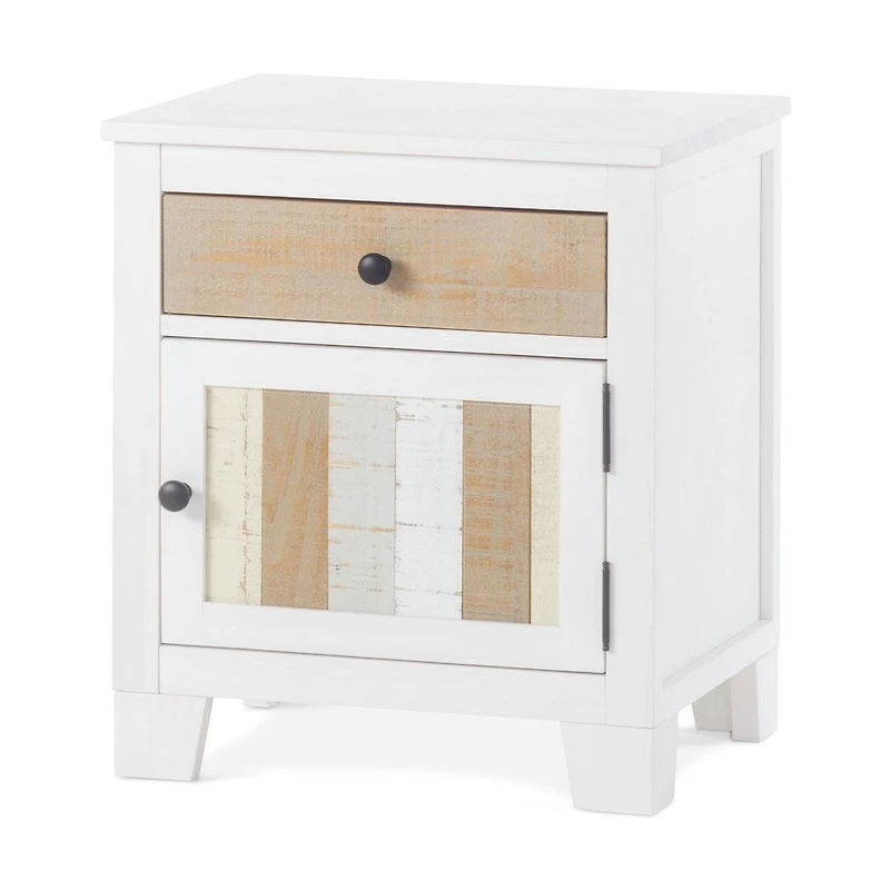 Table de chevet Rockport de Forever Eclectic, gris marin