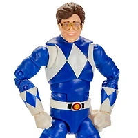 Power Rangers Lightning Collection Mighty Morphin, figurine de collection haut de gamme de 15 cm du Ranger bleu, avec accessoires